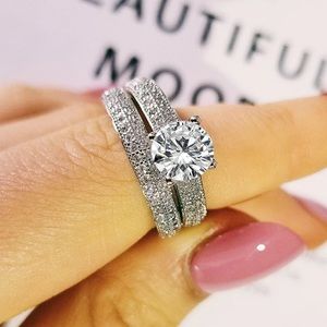 2p 925 stamps sterling silver Cubic Zirconias ring